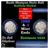 Buffalo Nickel Shotgun Roll in Old Bank Style 