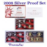 2008 United States Silver Proof Set - 14 Pieces -