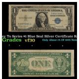 1935H Key To Series $1 Blue Seal Silver Certificat