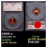 1988-s Proof Lincoln Cent 1c pr70 dcam SEGS