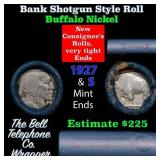 Buffalo Nickel Shotgun Roll in Old Bank Style 