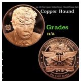 1oz .999 Fine Copper Bullion Round - Donald Trump