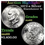 ***Auction Highlight*** 1972-s Silver Eisenhower D