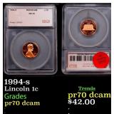 1994-s Proof Lincoln Cent 1c pr70 dcam SEGS