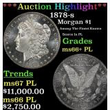 *Highlight* 1878-s Morgan Dollar $1 ms66+ PL SEGS