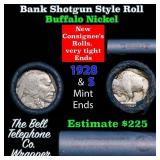 Buffalo Nickel Shotgun Roll in Old Bank Style 
