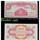 1962 ND 4th Series British Armed Forces 1 Pound Sp