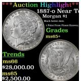 *Highlight* 1887-o Morgan Dollar Near Top Pop! $1