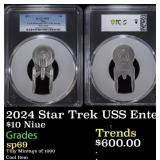 PCGS  2024 Star Trek USS Enterprise NCC-1701 3 oz