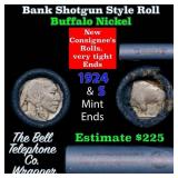 Buffalo Nickel Shotgun Roll in Old Bank Style 