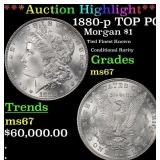 *Highlight* 1880-p Morgan Dollar TOP POP! $1 ms67