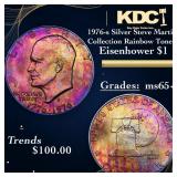 1976-s Silver Eisenhower Dollar Steve Martin Colle