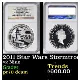NGC  2011 Star Wars Stormtrooper Colorized 1oz .99