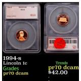 1994-s Proof Lincoln Cent 1c pr70 dcam SEGS