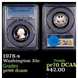 PCGS 1978-s Proof Washington Quarter 25c PCGS