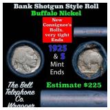 Buffalo Nickel Shotgun Roll in Old Bank Style 
