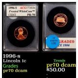 1996-s Proof Lincoln Cent 1c ACG