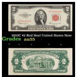1953C $2 Red Seal United States Note Grades Choice