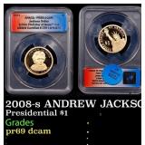 2008-s ANDREW JACKSON Proof Presidential Dollar Fi