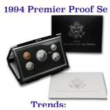 1994 United States Premier Silver Proof Set in Dis