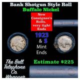 Buffalo Nickel Shotgun Roll in Old Bank Style 