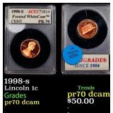 1998-s Proof Lincoln Cent 1c ACG