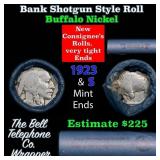 Buffalo Nickel Shotgun Roll in Old Bank Style 
