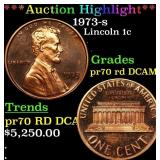 *Highlight* 1973-s Proof Lincoln Cent 1c pr70 rd D