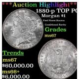 *Highlight* 1880-p Morgan Dollar TOP POP! $1 ms67