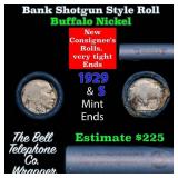 Buffalo Nickel Shotgun Roll in Old Bank Style 