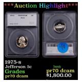 1975-s Proof Jefferson Nickel 5c SEGS