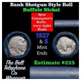 Buffalo Nickel Shotgun Roll in Old Bank Style 
