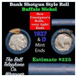 Buffalo Nickel Shotgun Roll in Old Bank Style 