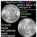 *Highlight* 1878-s Morgan Dollar Near Top Pop! $1
