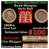 Lincoln Wheat Cent 1c Mixed Roll Orig Brandt McDon