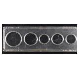 Whitman plastic Coin Display Case - 5 Slot US Mint