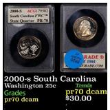 2000-s South Carolina Proof Washington Quarter 25c