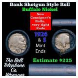 Buffalo Nickel Shotgun Roll in Old Bank Style 