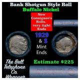 Buffalo Nickel Shotgun Roll in Old Bank Style 
