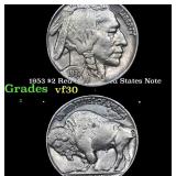 1953 $2 Red Seal United States Note Grades vf++