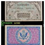 Military Payment Certificate (MPC) Series 481 $1 F