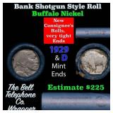 Buffalo Nickel Shotgun Roll in Old Bank Style 