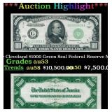 1934A President Grover Cleveland $1000 Green Seal