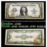 1923 $1 large size Blue Seal Silver Certificate Gr