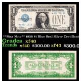 **Star Note** 1928 $1 Blue Seal Silver Certificate
