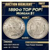 1890-o Morgan Dollar TOP POP! $1 ms66+ SEGS
