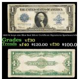 1923 $1 large size Blue Seal Silver Certificate Gr