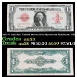 1923 $1 Red Seal United States Note Grades Select