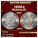 1899-s Morgan Dollar $1 ms65+ SEGS