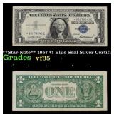 **Star Note** 1957 $1 Blue Seal Silver Certificate